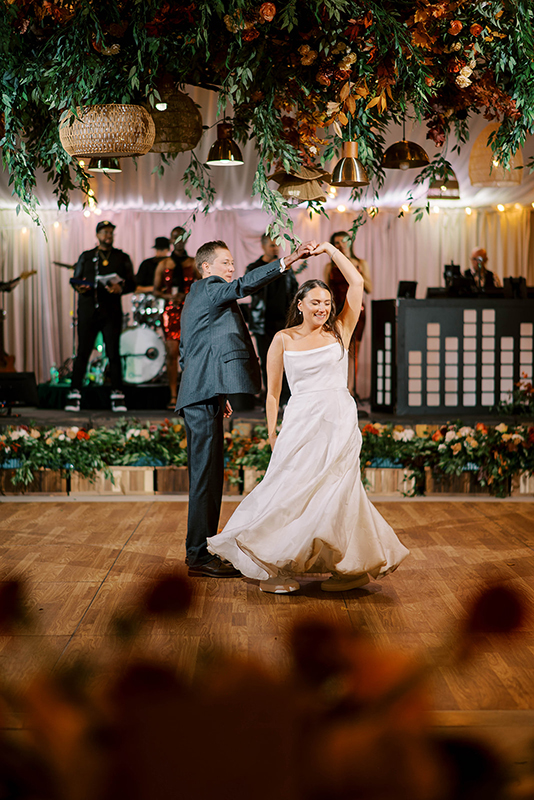 The Radio Band performing a 1st dance at Flying Diamond Ranch